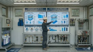 Canadian marathon runner using a lightweight cooling vest during a summer race to regulate core body temperature.